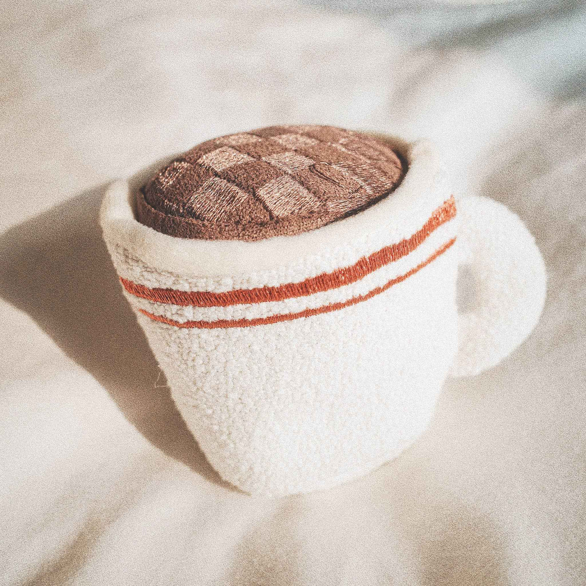 Espresso Pop Enrichment Dog Toy