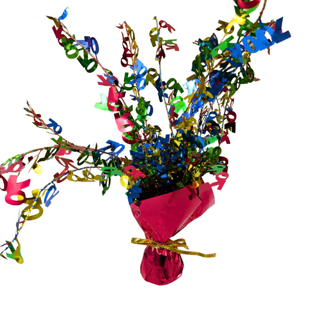 Foil Centrepiece Age 70