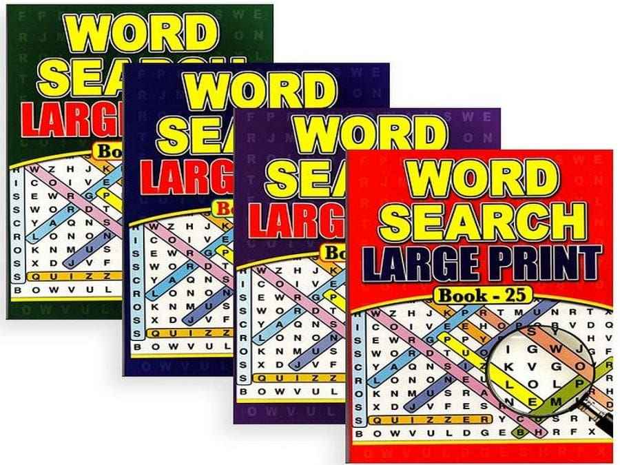 Large Print Word Search Puzzle Book