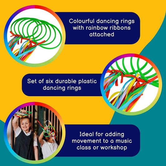 A-Star Dancing Rings - Pack of 6