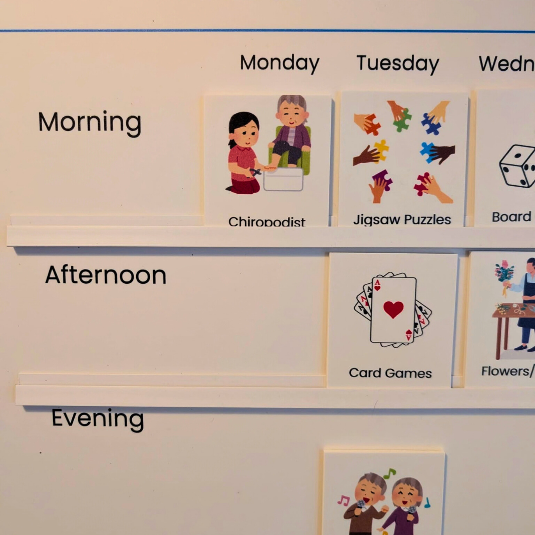 Activity Calendar Orientation Board – Daily Routine & Planning