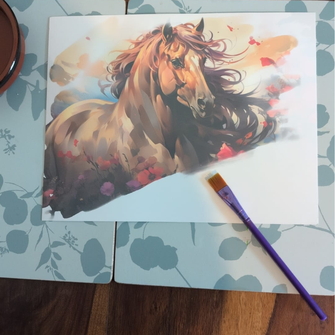 Reusable Aqua Paintings