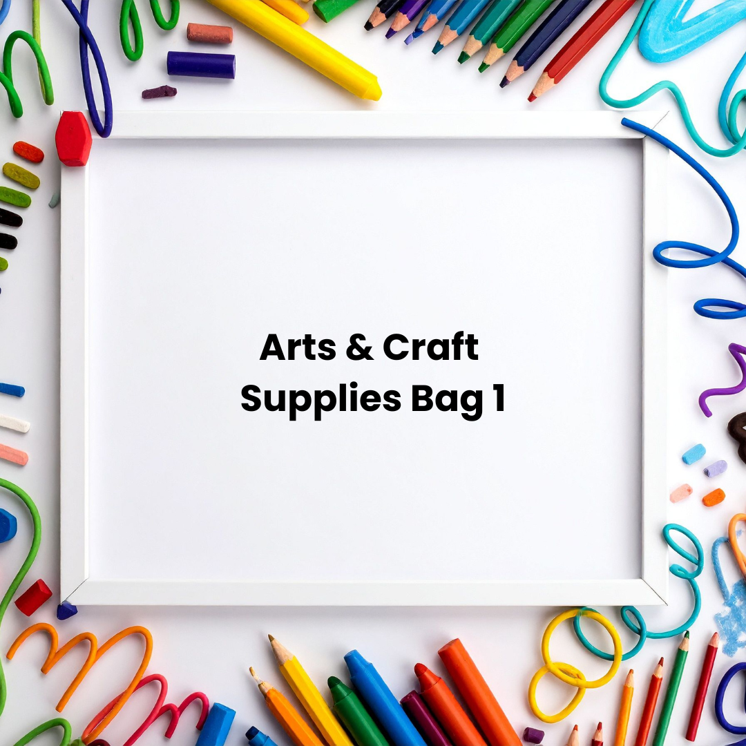 Arts and Crafts Supplies Bag 1