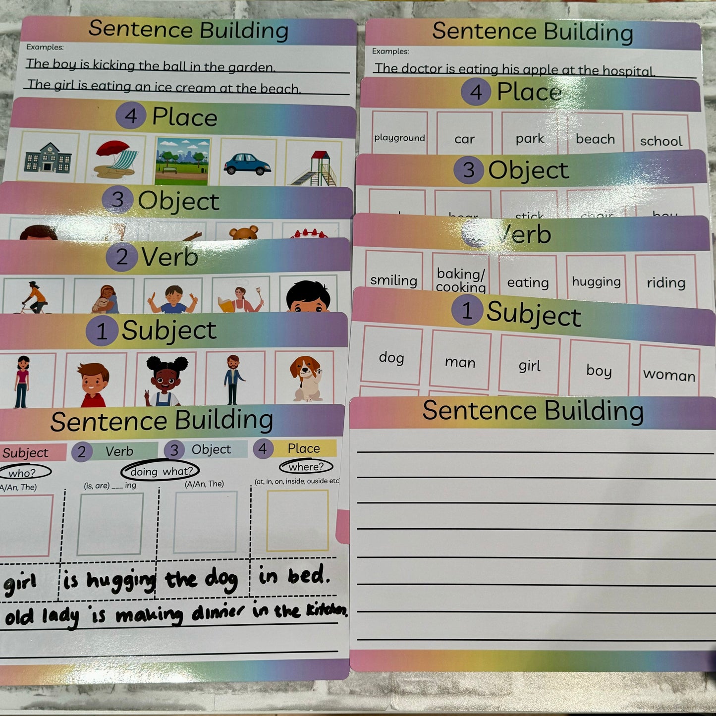 Sentence Building Activity Pack