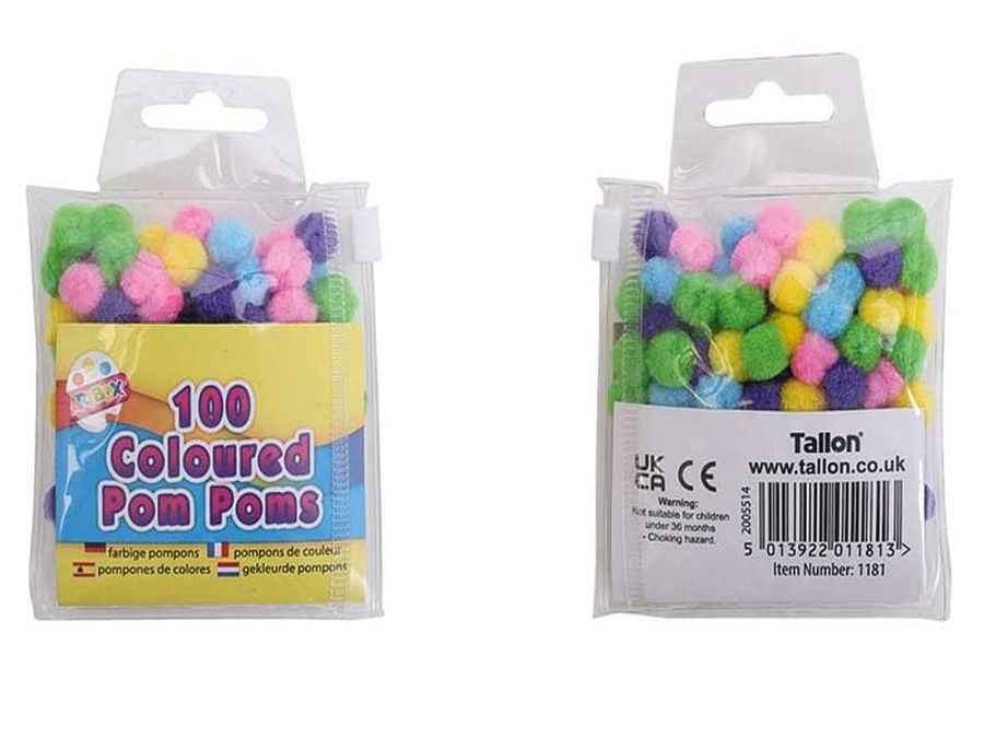 Coloured Pom Poms