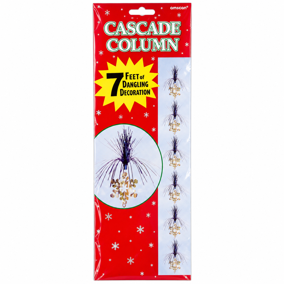 Snowflake Cascade Column Hanging Decoration