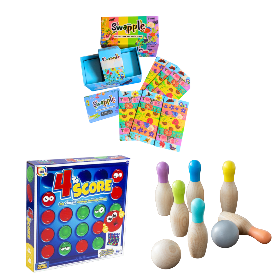 Games Club Kit | Swapple| 4 to Score | Tabletop Skittles