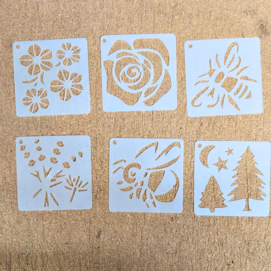 Nature Stencils Pk6