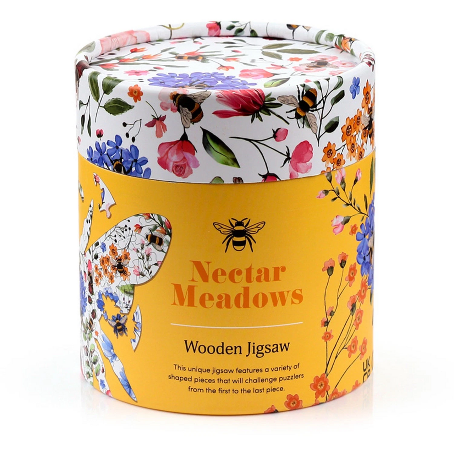 Nectar Meadows Wooden Jigsaw Puzzle 130 Piece