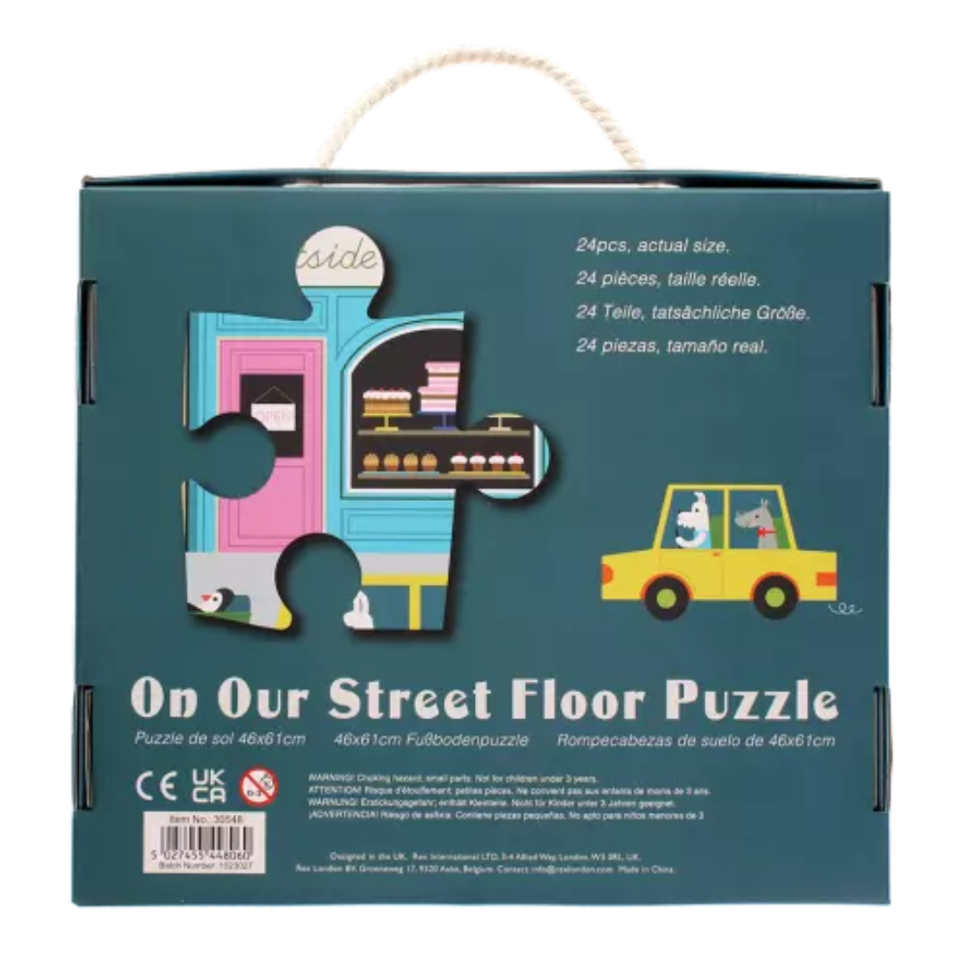 Floor Puzzle - On Our Street 24 Piece