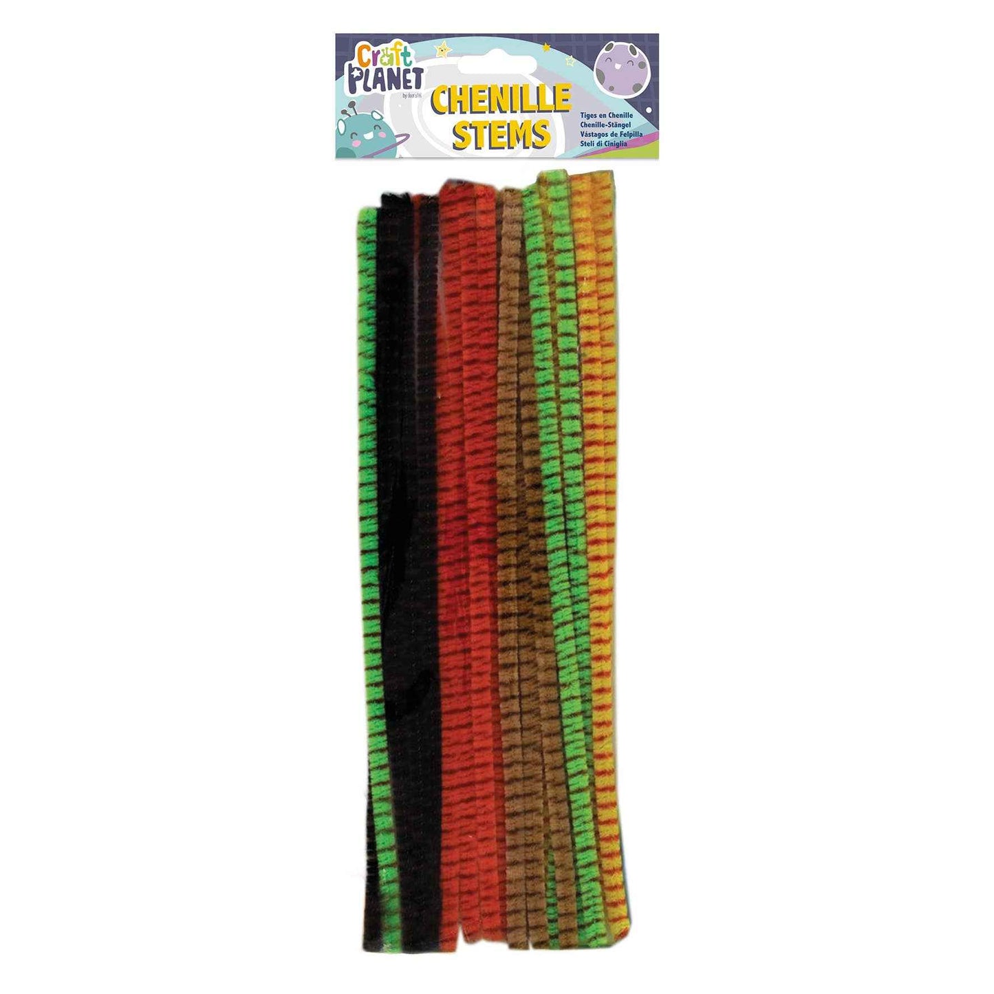 Striped Pipe Cleaners Pk20