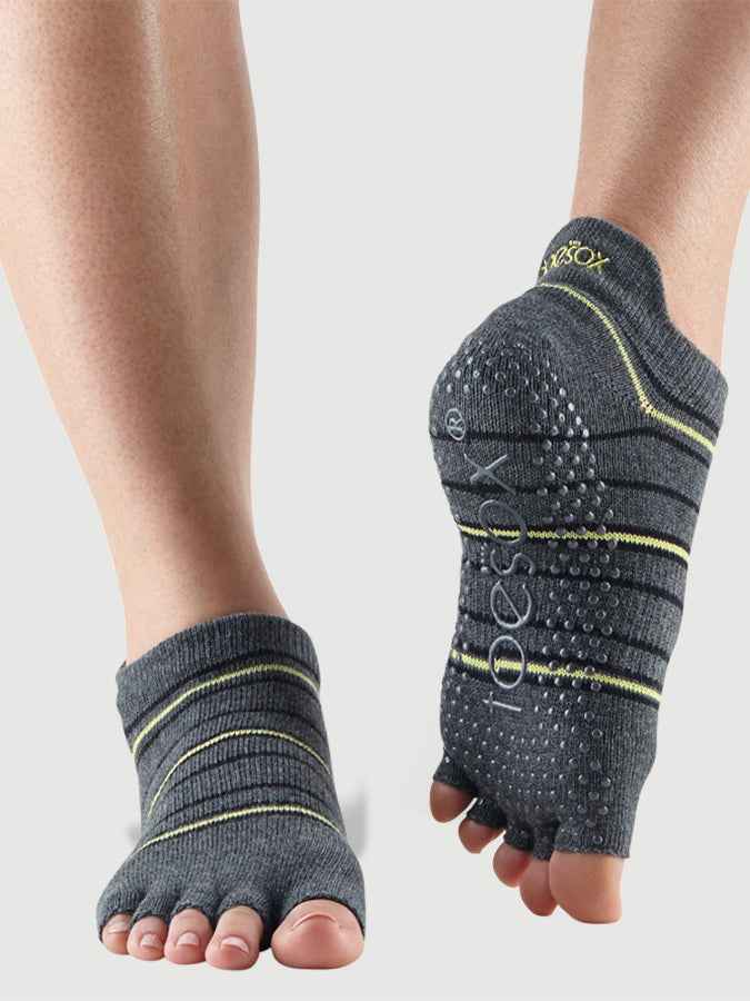 ToeSox Low Rise Half Toe Women's Yoga Grip Socks
