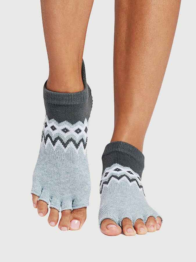ToeSox Low Rise Half Toe Women's Yoga Grip Socks