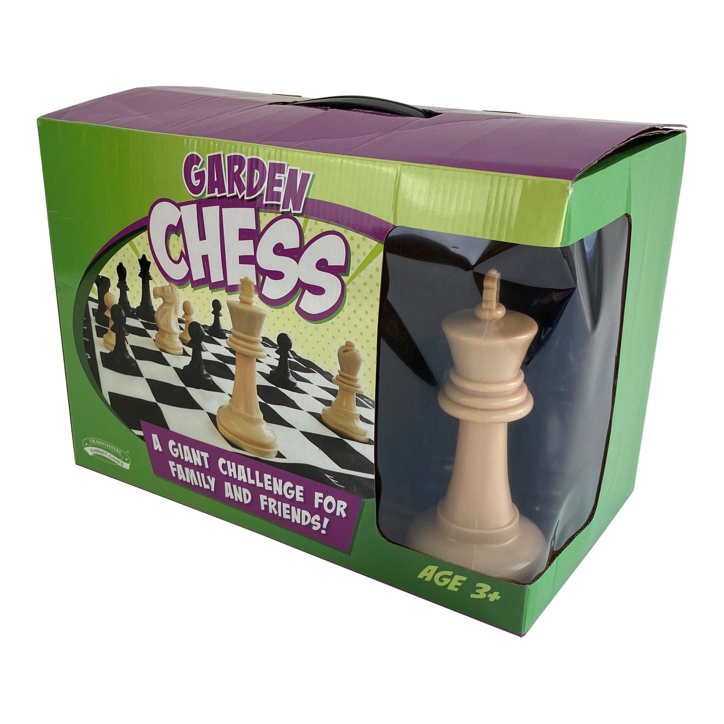 Traditional Garden Games Giant Garden Chess Set – Indoor & Outdoor Strategy Game