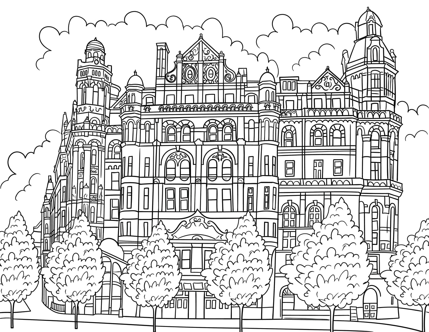 Manchester Colouring Book (A4)