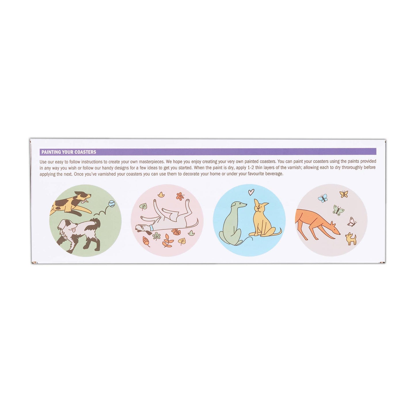 Battersea Paint Your Own Coaster Kit - Dog