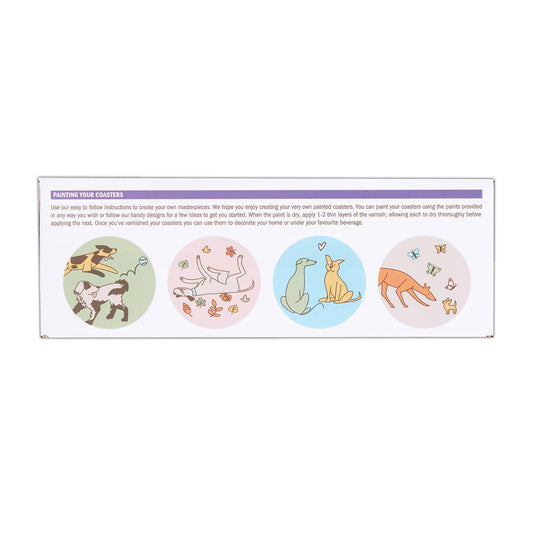 Battersea Paint Your Own Coaster Kit - Dog