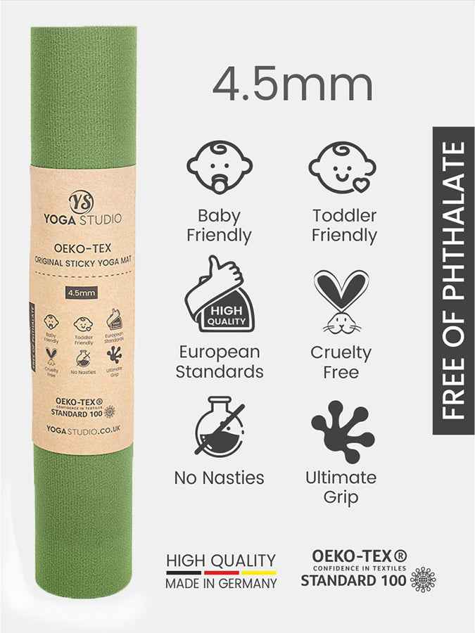 Yoga Studio Oeko-Tex Sticky Yoga Mat 4.5mm