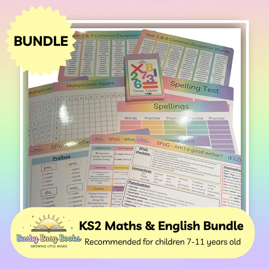 KS2 Learning Bundle – English & Maths Pack for Years 3-6 (Ages 7-11)