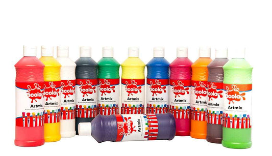 Scola Ready Mix Paint 600ml Individual Colours