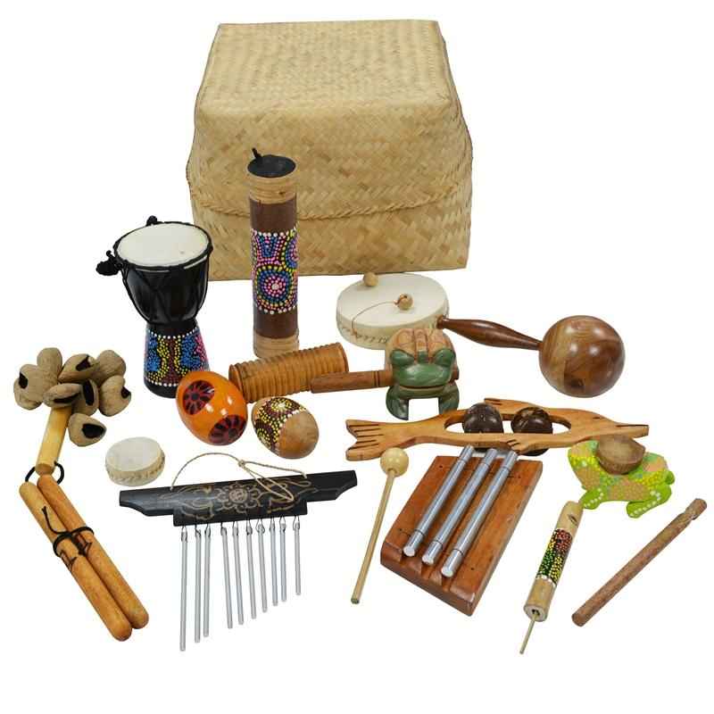 A-Star 15 Player Multicultural Percussion Sounds Basket