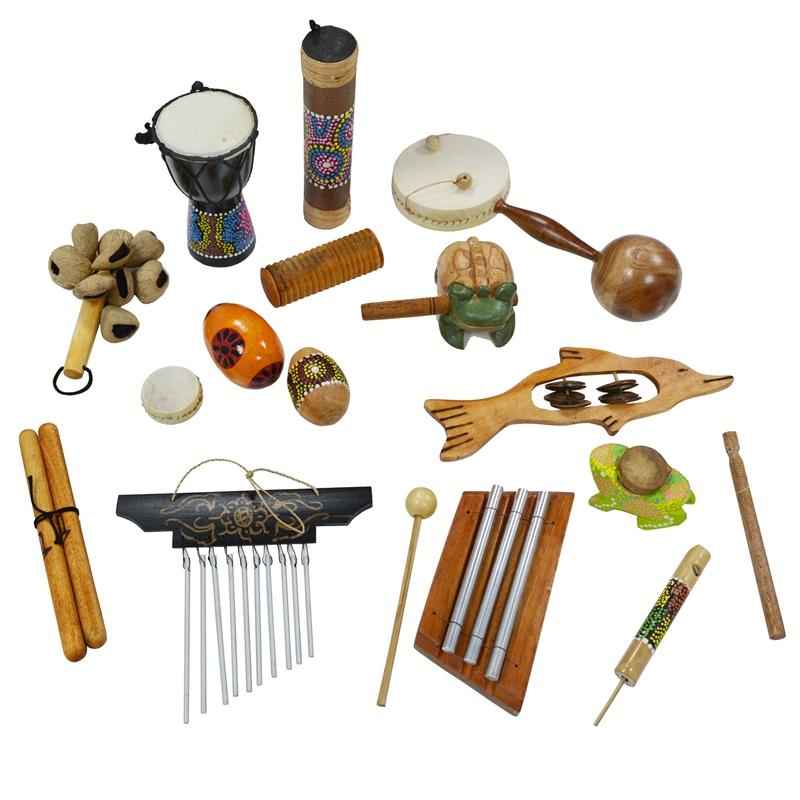 A-Star 15 Player Multicultural Percussion Sounds Basket