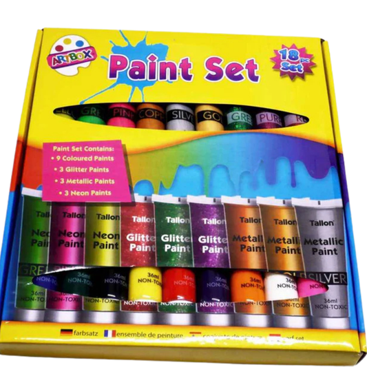 Assorted Paint Set 18 Piece