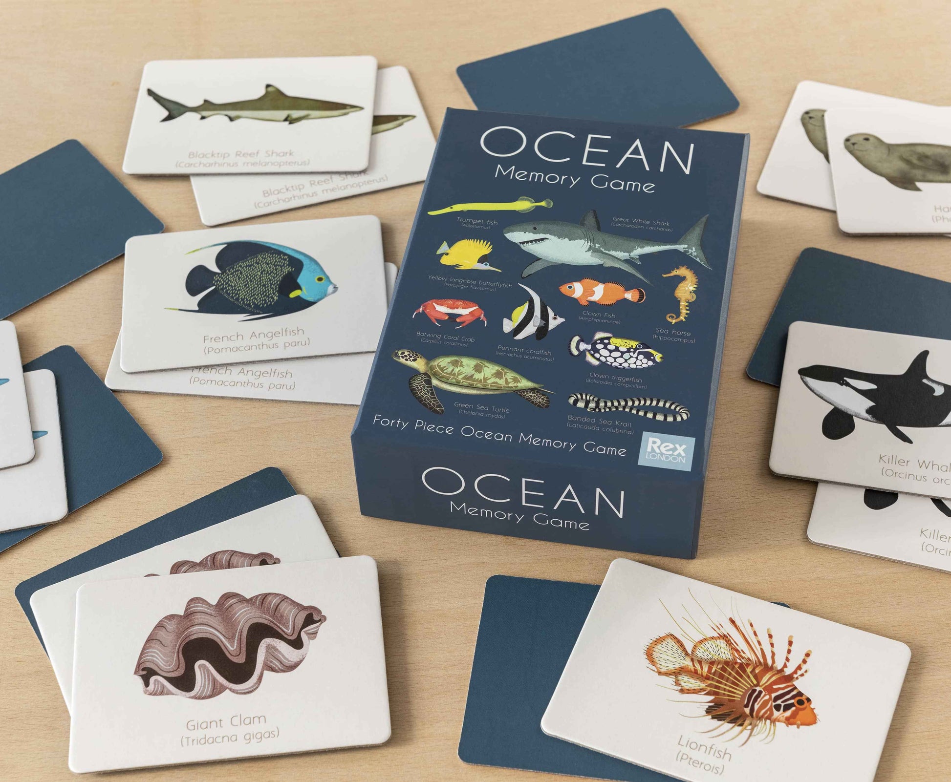 Ocean Memory Match Game