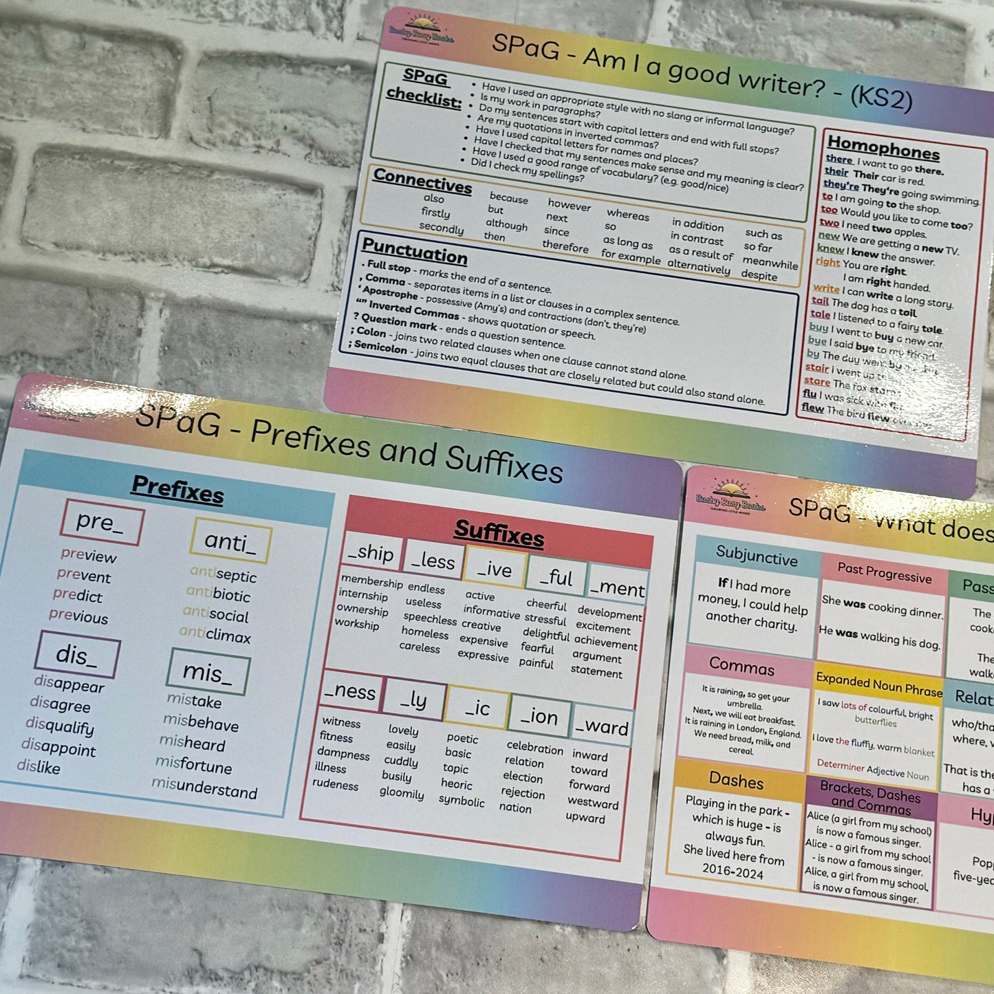 Spelling Punctuation & Grammar | SPAG KS2 Mats