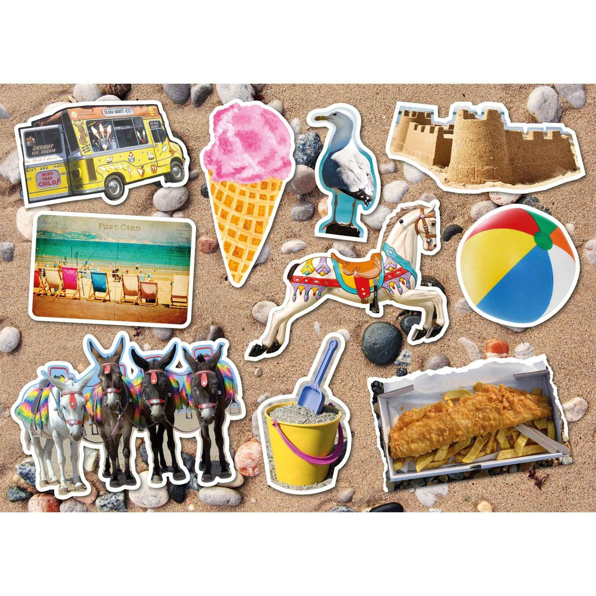 The Seaside 12 Extra Large Piece Jigsaw Puzzle