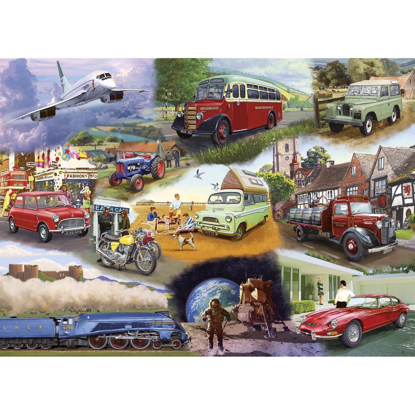 Transport 24 Extra Large Piece Jigsaw Puzzle