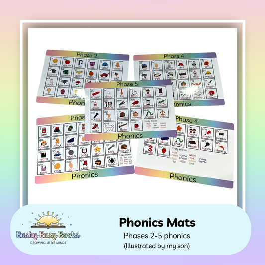 Phonics Mats - Phase 2, 3, 4 & 5