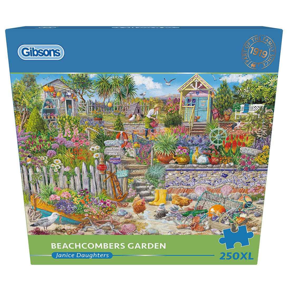 Beachcomber's Garden 250 Extra Large Piece Jigsaw Puzzle