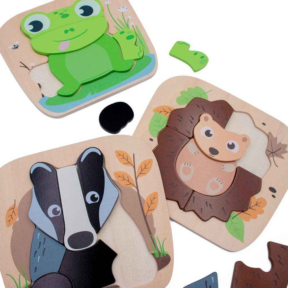 Woodland Frog Raised Puzzle