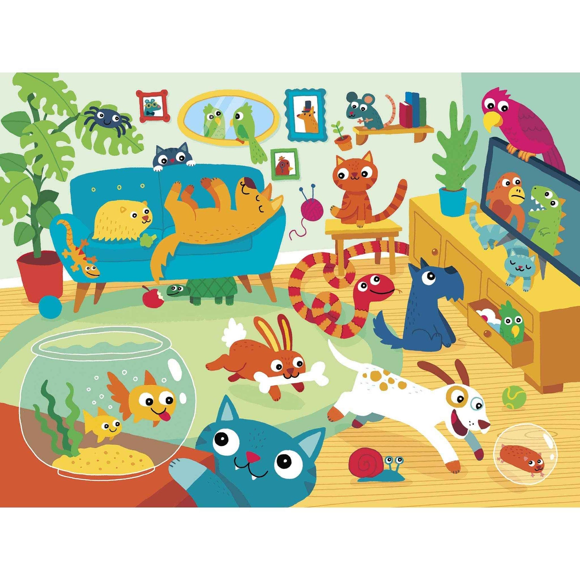 Animal Party 24 Large Piece Jigsaw Puzzle