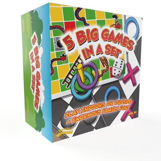 Traditional Garden Games – 5-in-1 Garden Games Set