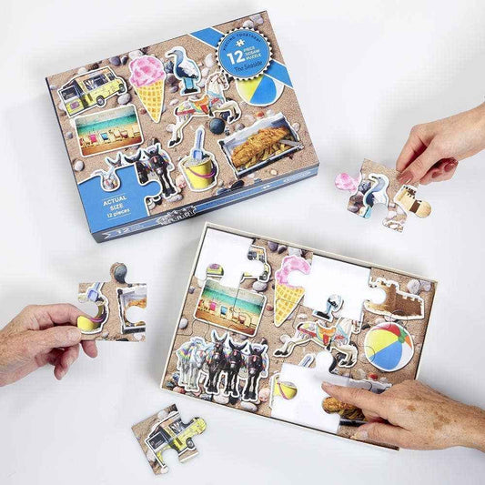 The Seaside 12 Extra Large Piece Jigsaw Puzzle