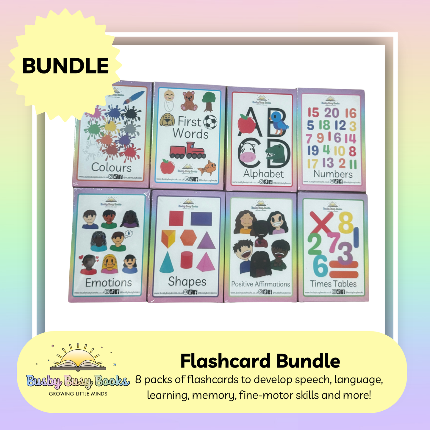 Educational Flashcard Bundle