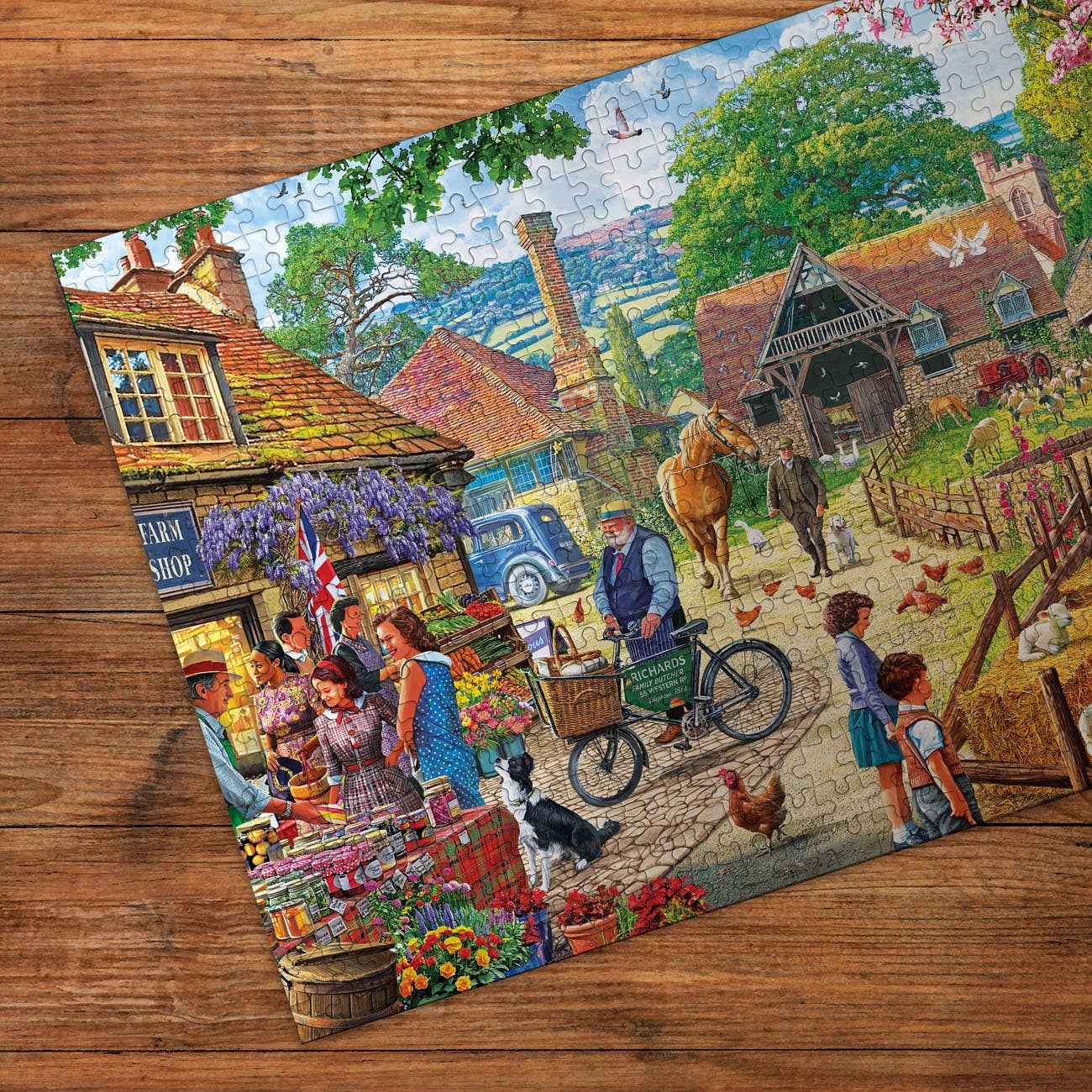 The Farm Shop 100 Extra Large Piece Jigsaw Puzzle