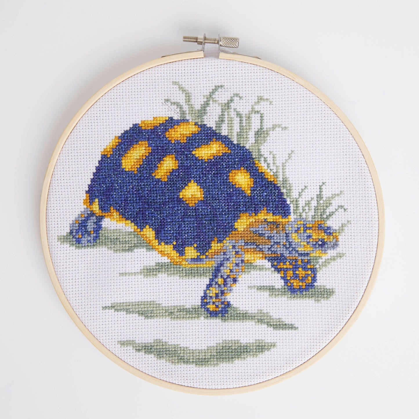 Natural History Museum Cross Stitch Kit, Tortoise, 14cm