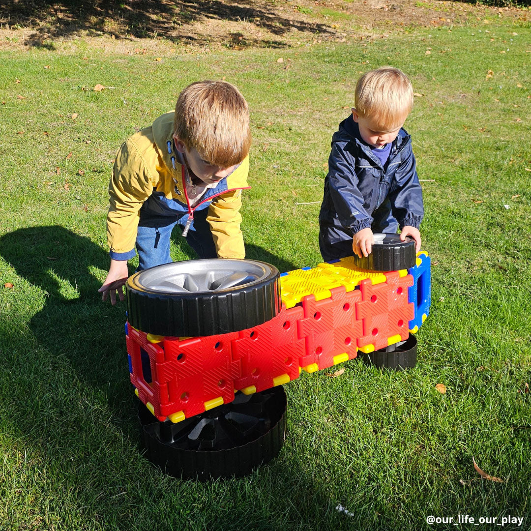Giant Polydron Vehicle Builders Set