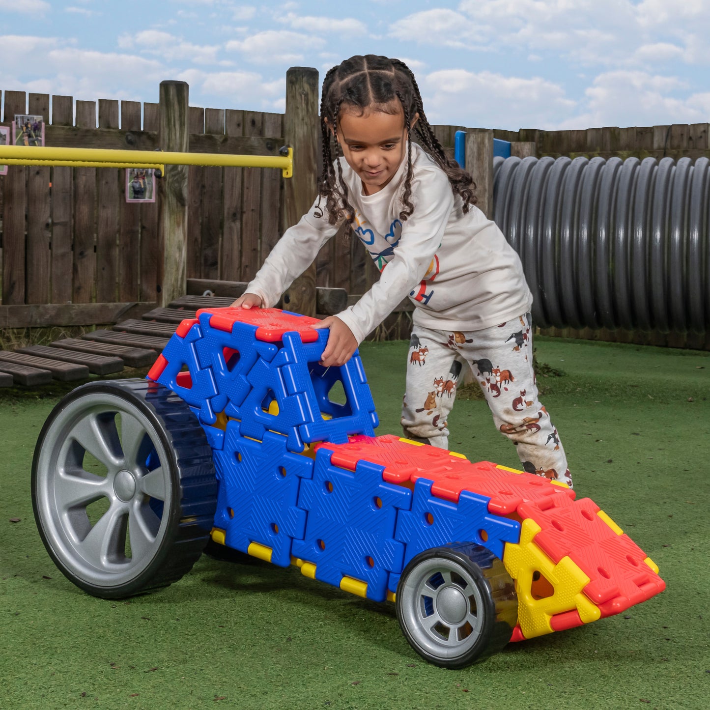 Giant Polydron Vehicle Builders Set