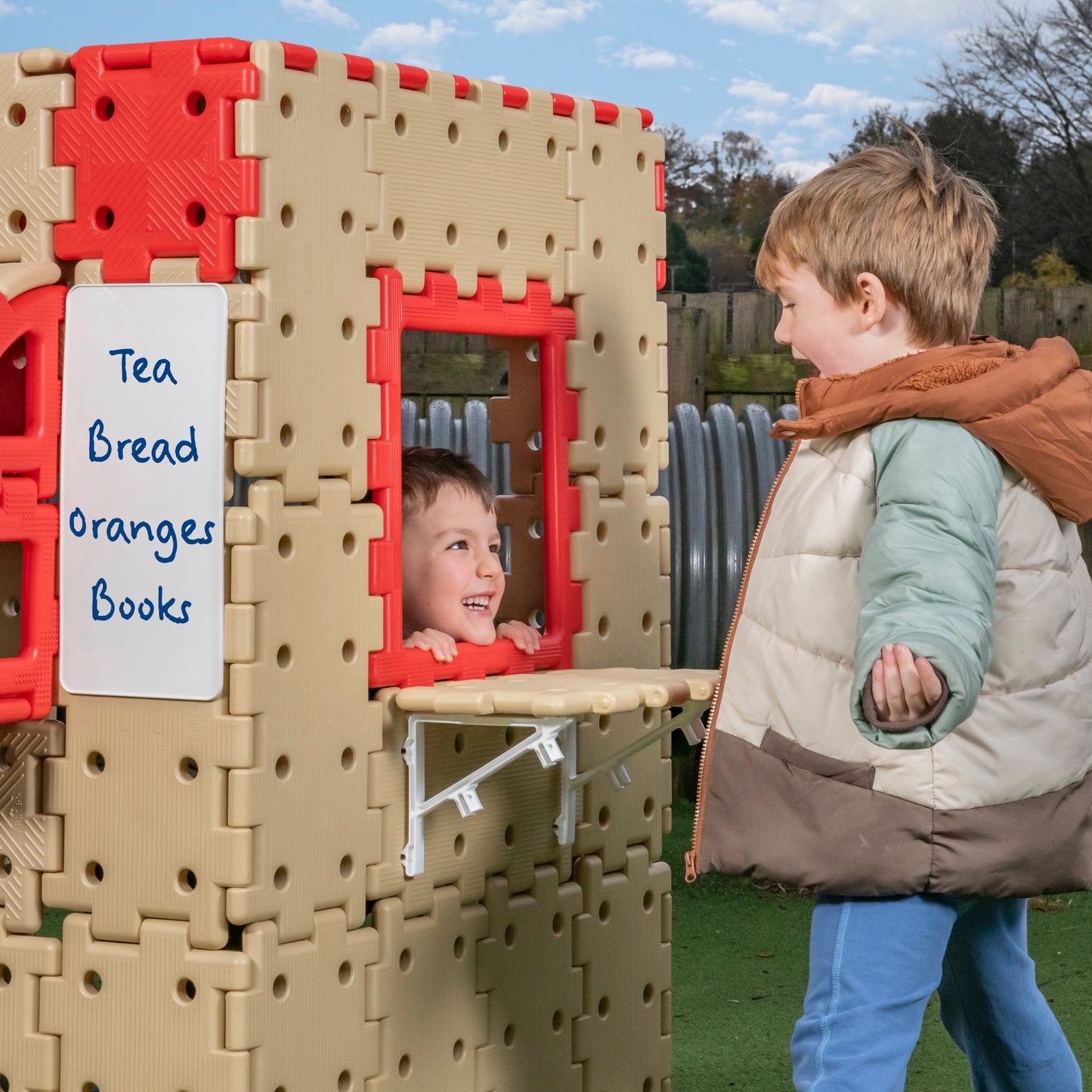 Giant Polydron Build-A-Shop