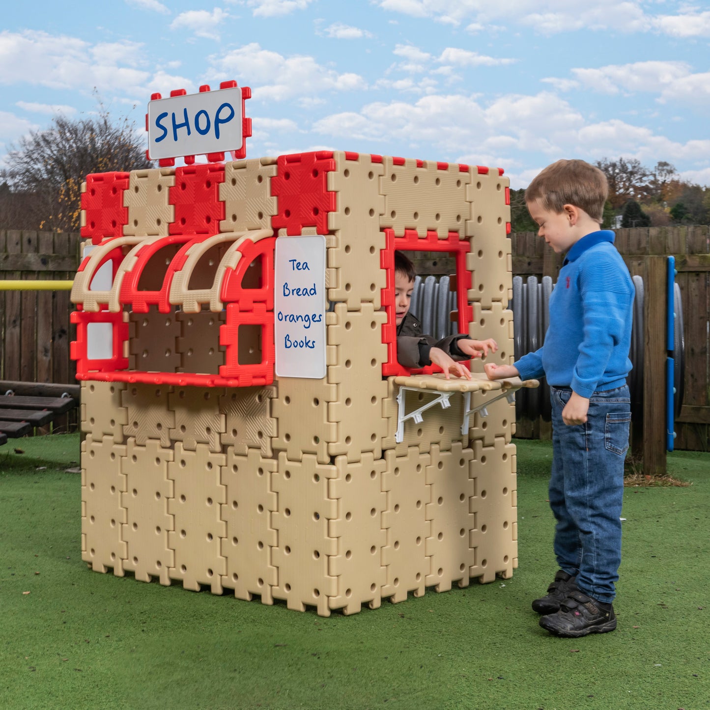 Giant Polydron Build-A-Shop