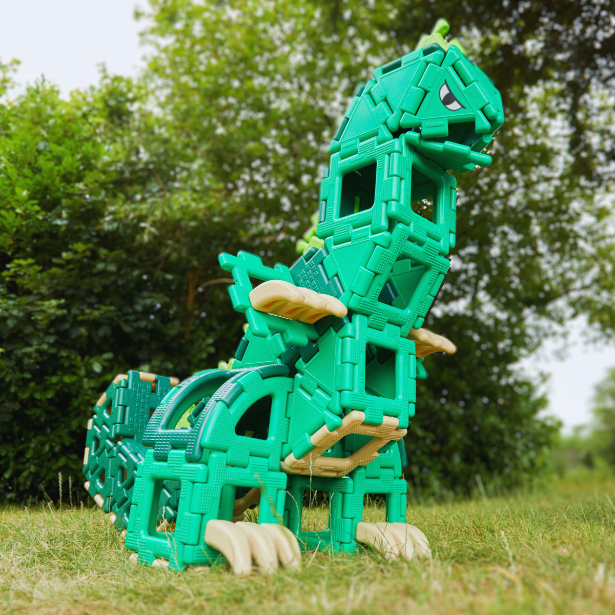Giant Polydron Dinosaur Set