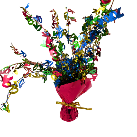 Foil Centrepiece Age 70