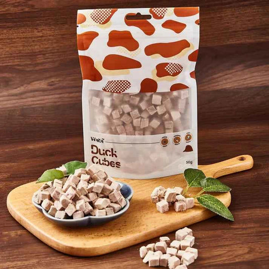 Waita Freeze-Dried Duck Cubes 50g – 100% Natural Single-Protein Treat