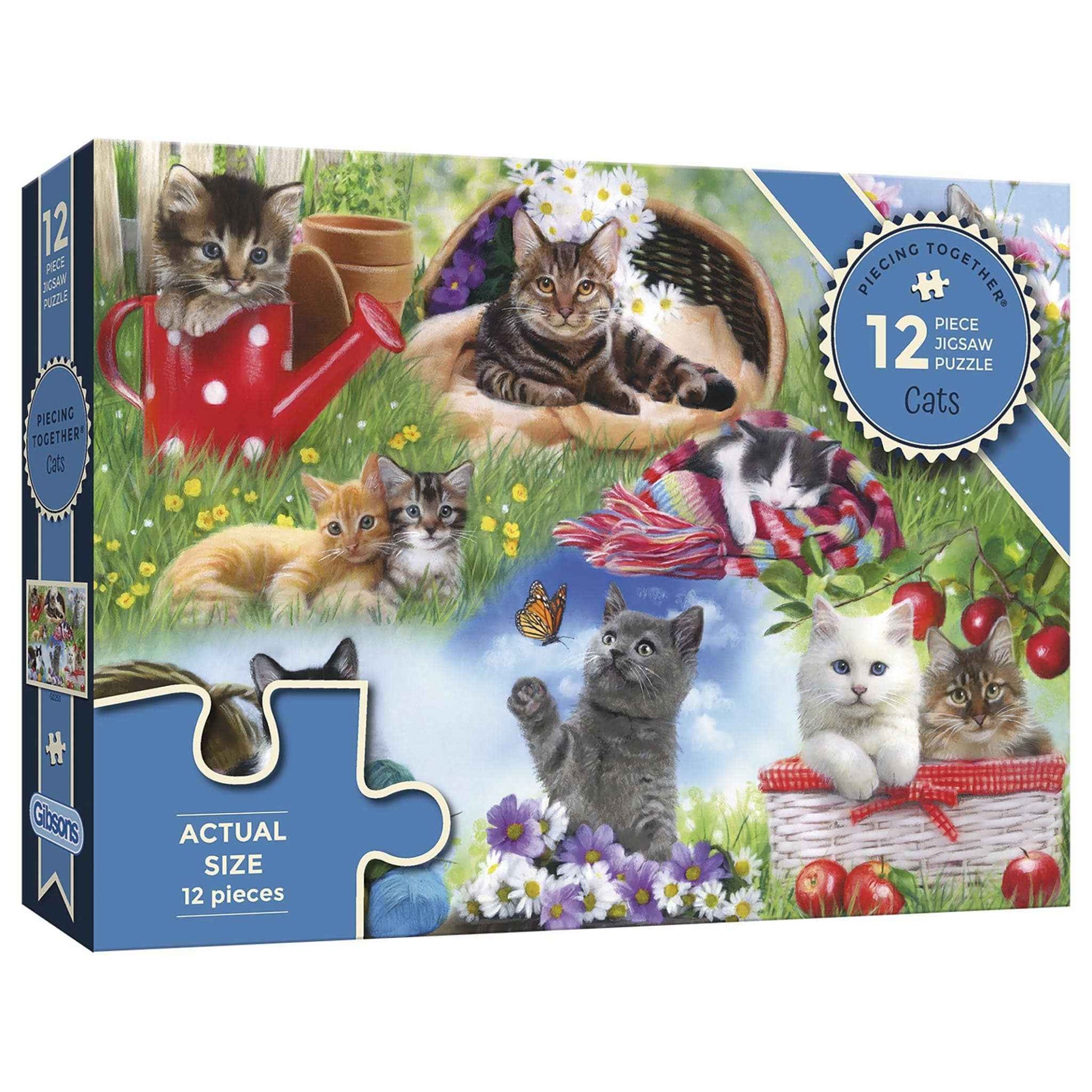 Cats 12 Extra Large Piece Jigsaw Puzzle