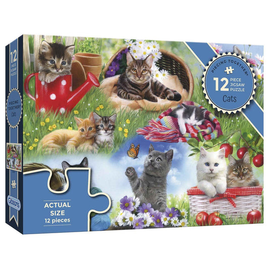 Cats 12 Extra Large Piece Jigsaw Puzzle