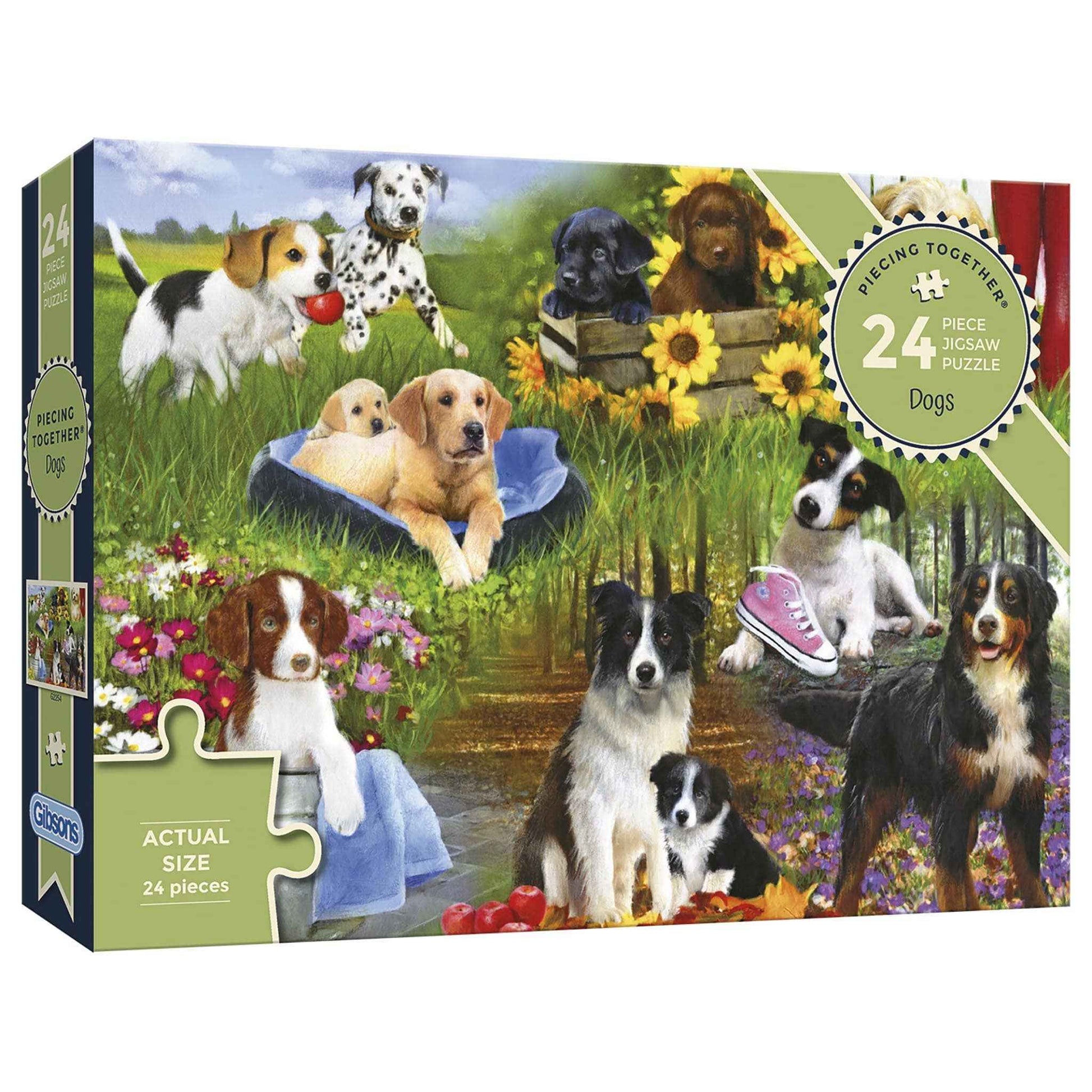 Dogs 24 Extra Large Piece Jigsaw Puzzle
